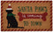 DII Christmas Pun Holiday Pet Natural Coir Doormat, 18x30, Santa Paws