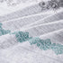 Wake In Cloud - Pack of 2 Pillow Cases, Reversible with Gray Grey Teal Turquoise, Soft Microfiber Pillowcases (King Size, 20x36 Inches)