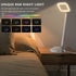 LED Desk Lamp, BBIQI Desk Lamp with 10W Wireless Charger, 5 Color Modes and 5 Brightness Levels Eye-Caring Table lamp with RGB Night Light, 72 Recessed LED Lamps with USB Charging Port for Home Office