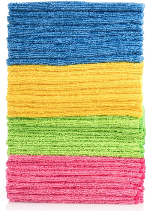 Simpli-Magic Microfiber Cleaning Cloths, Size: 12?x12?, 60 Pack, Large, Multicolor