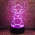 Fanrui Children Anime Animals Stitch - Lilo and Stitch - 3D Cartoon Kawaii Figure Action Lovely 7 Color Change IR Remote Night Lights Home Boys Room Decor Child Kids Friend Xmas Birthday Holiday Gifts