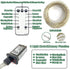 TURNMEON 300 LED 99 Ft Christmas Copper Wire Fairy LED String Lights with Timer 8 Modes Remote Plug in Christmas Lights Decoration for Indoor Outdoor Home Bedroom Xmas Tree Party Decor, Warm White