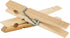 Woolite Extra Large Wooden 100 Pack Clothespins, Natural