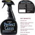 HOPE'S Perfect Glass Cleaning Spray, Window, Stove Top, Mirror Cleaner Streak-Free, Less Wiping, No Residue, Pack of 2, 32 Ounce, 64 Fl Oz