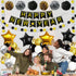 Huge New Years Eve Party Supplies 2022 - Pack of 70 | No DIY, Happy New Year Banner, Hanging Swirls and PomPoms for NYE Decorations 2022 | New Years Eve Decorations | Happy New Year Decorations 2022