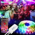 EISSLOLY LED Strip Lights Controller, with APP Control and Music Sync Mode,with Unlimited Colors Adjust,LED Controller to Update RGB Strip,Smart Bluetooth RGB Controller with IR Remote.4-Port Outputs