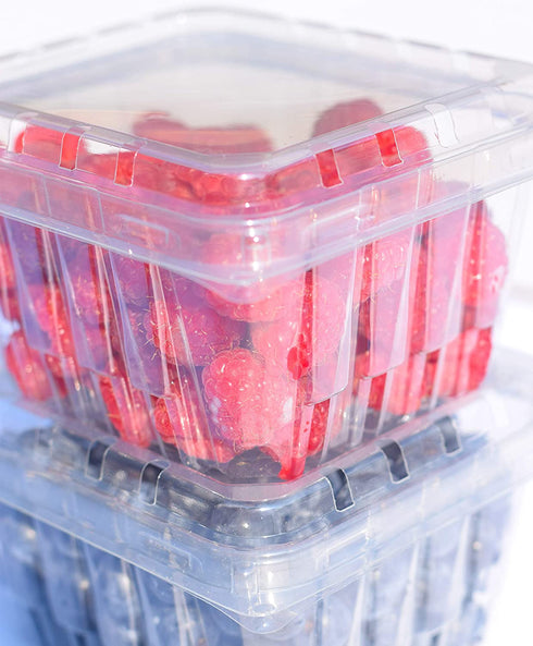 35 PACK - Plastic Berry Basket/Produce Containers - Pint Size