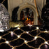 Mediterranean Style Photo Hanging Wall Décor, Impress Life Lighting Fish Net 59?x30? with 126 LEDs and Multifunction Remote for Picture Organizer, Nautical Wedding, Fishing Party, Night Light