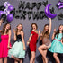 Purple 21 Birthday Decorations, Purple 21st Birthday Decorations for Women Men , Happy 21st Birthday Balloons Party Supplies with Purple Happy Birthday Banner, Number 21 Balloons for 21 Years Old Birthday