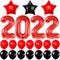 Graduation Decorations 2022 Red and Black - Red 2022 Balloons, 40 Inch | Class of 2022 Decorations Red and Black | Graduation Balloons 2022 | Graduation Party Decorations 2022 | Class of 2022 Balloons