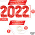 Graduation Decorations 2022 Red and Black - Red 2022 Balloons, 40 Inch | Class of 2022 Decorations Red and Black | Graduation Balloons 2022 | Graduation Party Decorations 2022 | Class of 2022 Balloons