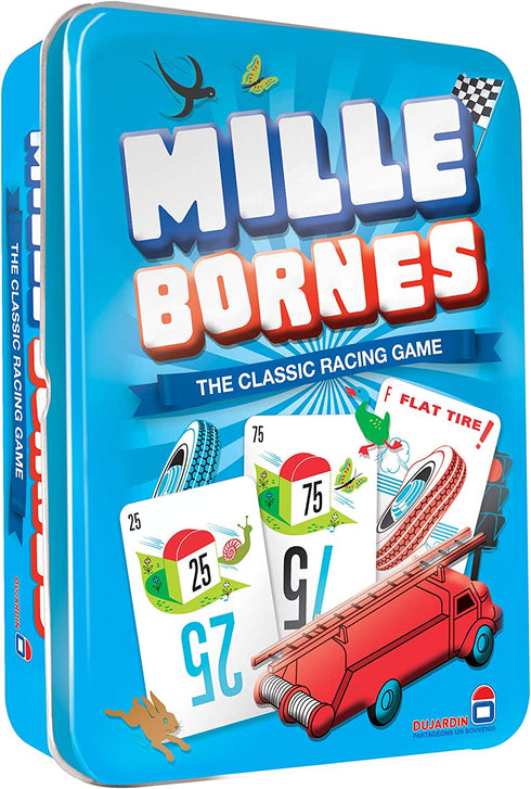 Mille Bornes The Classic Racing Game | Fast-Paced Card Game | Strategy Game | Fun Family Game for Adults and Kids | Ages 7 and Up | 2-6 Players | Average Playtime 20 Minutes | Made by Zygomatic
