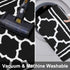 Buganda Indoor Door Mat (20x32,Black) Resist Dirt and Absorbent Entryway Rug, Anti-Slip, Low Profile Inside Floor Mat Door Rugs for Entrance