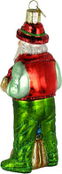 Old World Christmas Ornaments: Fisherman Collection Glass Blown Ornaments for Christmas Tree, Fly Fishing