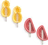 Lekue Tropical Fruit Ice Cream Pop Molds (4 Units), Multi