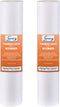 iSpring 10"x2.5" Multi-Layer PP FP120X2 Universal Sediment Filter Cartridges 20 micron 2-Pack White