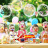 42 Pieces Birthday Bobo Balloon Decorations Include 30 Pieces 18 Inch Bubble Transparent Balloons and 12 Pieces Happy Birthday Bobo Balloon Stickers for Birthday Party Indoor and Outdoor Supplies