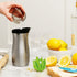 Tovolo Stainless Steel Cocktail Shaker Bar Tool with Built in Citrus Reamer & Strainer