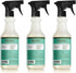 Mrs. Meyer's Multi-Surface Cleaner Spray, Everyday Cleaning Solution for Countertops, Floors, Walls and More, Basil, 16 fl oz - Pack of 3 Spray Bottles