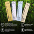 Natural Incense Sticks Variety Pack - (4 Scents, 48 Sticks) Charcoal-Free, Made from Upcycled Flowers | White Sage Incense, Frankincense Incense, Rose Incense & Sandalwood inscents Sticks