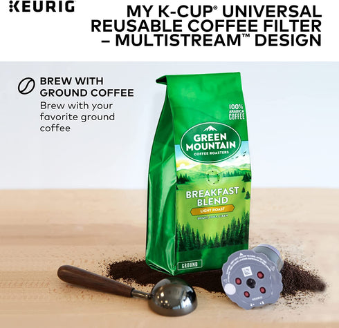 Keurig My K-Cup Universal Reusable Filter MultiStream Technology - Gray