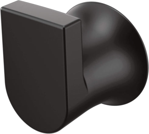 Moen BH3803BL Genta Modern Single Robe Hook, Matte Black