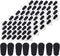 60 Pairs Adhesive Eyeglass Nose Pads Soft Foam Nose Pads Self Anti-Slip Eyeglass Nose Pads Thin Nosepads for Eyeglasses Sunglasses (Black)