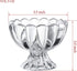 KMwares 6PCs Set 5.6oz Small Cute Footed Tulip Clear Glass Dessert Bowls/Cups - Perfect for Dessert, Sundae, Ice Cream, Fruit, Salad, Snack, Cocktail, Condiment, Trifle and Christmas Holiday Party