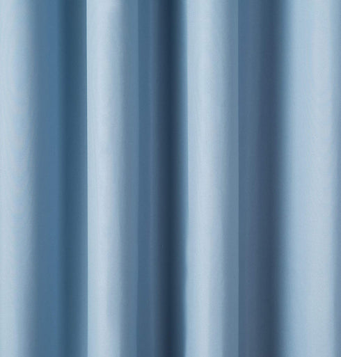 Amazon Basics Room Darkening Blackout Window Curtains with Grommets - 52 x 84-Inch, Light Blue, 2 Panels