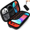 Carrying Case for Nintendo Switch and NEW Switch OLED Model(2021),iVoler Portable Hard Shell Pouch Carrying Travel Game Bag for Switch Accessories Holds 10 Game Cartridge (Black)