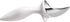 Tovolo Tilt Up Ice Cream Scoop, Ergonomically Balanced Handle, Chrome Plated, Dishwasher Safe, White