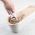 Tovolo Tilt Up Ice Cream Scoop, Ergonomically Balanced Handle, Chrome Plated, Dishwasher Safe, White