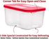 Quicker Defrost- Reusable Freezer Containers with Lids Set of 4-23.5 oz. for Soups, Leftovers, Meal Prep, Food Storage Airtight Food Storage Containers With Lids Plastic Freezer Containers Jars