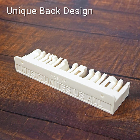Noahrk Now Playing Vinyl Record Stand Wall Holder - Now Spinning Vinyl Record Stand - Vinyl Record Wall Mount Display Vinyl Wall Mount Albums Hanging Vinyl Record Display Storage Holder (Cream White)