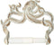 Decorative Cast Iron Octopus Toilet Paper Roll Holder Wall Mounted Octopus D©cor for Bathroom Kraken, Nautical Bathroom Accessories Easy to Install with Included Screws and Anchors - Rust White