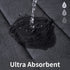 ROSMARUS Memory Foam Bath Rug Non Slip Absorbent Bathroom Rugs with PVC Backing Ultra Soft Bath Room Floor Mat Kitchen Runner Restroom Living Room Carpet,17€?x 24€?, Charcoal Gray