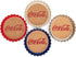 TII Metal Coasters S/4, red white blue