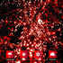 JMEXSUSS 2 Pack 100 LED Red Solar Lights Outdoor,42.7ft Solar String Lights, 8 Modes Solar Christmas Lights Outdoor Waterproof for Christmas Tree,Halloween,Party Decorations