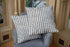 TOMWISH Decor Pillow Covers,2 Packs Hidden Zippered 18X18Inch Black on White Sketch Herringbone Pattern Decor Throw Cotton Pillow Case Cushion Cover for Home Decor