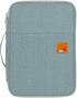 El-fmly A4 Document Portable Organizer Bag Waterproof Portfolio Office Zipper Case for Travel Office Business Holiday Meeting Interview (Grey)