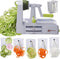 Brieftons 5-Blade Spiralizer (BR-5B-02): Strongest-and-Heaviest Duty Vegetable Spiral Slicer, Best Veggie Pasta Spaghetti Maker for Low Carb/Paleo/Gluten-Free, With Extra Blade Caddy, 4 Recipe Ebooks