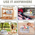 Baby Diaper Caddy Organizer with Handle Gender Neutral Baby Stuff Large Nursery Storage Bin Basket Portable Tote Bag Car Organizer Newborn Essentials Baby Registry Must Haves Item Grey