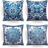 Throw Pillow Covers,Decorative Pillows,Pillow Covers 18x18,Couch Pillows,Throw Pillows,Blue Pillow Covers,Outdoor Pillows,Outdoor Pillow Covers,Bed Farmhouse Patio Sofa Pillows for Living Room Set 4