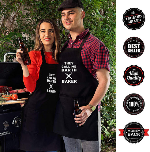 IDOXE kitchen cooking baking bbq apron for men and women bring your life with our novelty