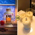 Aignis Flameless Candles Flickering with Remote, Battery Operated Candles Pack of 3 with Timer, Plexiglass LED Candles for Home Table Decor(D: 3"x H: 4"5"6")
