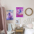 HK Studio Unicorn Posters - Self Adhesive, Easy Peel and Stick - Unicorn Wall Decor Poster for Girls Bedroom
