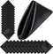 Aneco 24 Pieces Satin Napkin Square 20 x 20 Inches Dinner Napkins Weddings Party Napkin Soft Table Napkins for Romantic Weddings Party Dinner Decoration (Black)