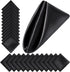 Aneco 24 Pieces Satin Napkin Square 20 x 20 Inches Dinner Napkins Weddings Party Napkin Soft Table Napkins for Romantic Weddings Party Dinner Decoration (Black)