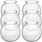 16 Oz Plastic Fish Bowl (6 Pack) 4 Inch Heavy Duty Plastic Ivy Bowls, for Candy, Carnival Games, Prizes, Centerpieces and Party Decoration Supplies, BPA-Free