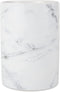 DII Kitchen Accessories Collection Ceramic, Utensil Holder, White Marble